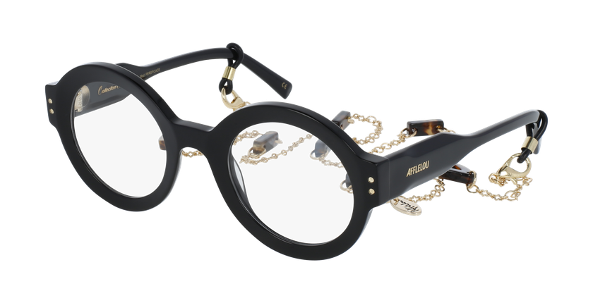 Lunettes de vue femme CARACTÈRES PERSPICACE noir - Vue de face