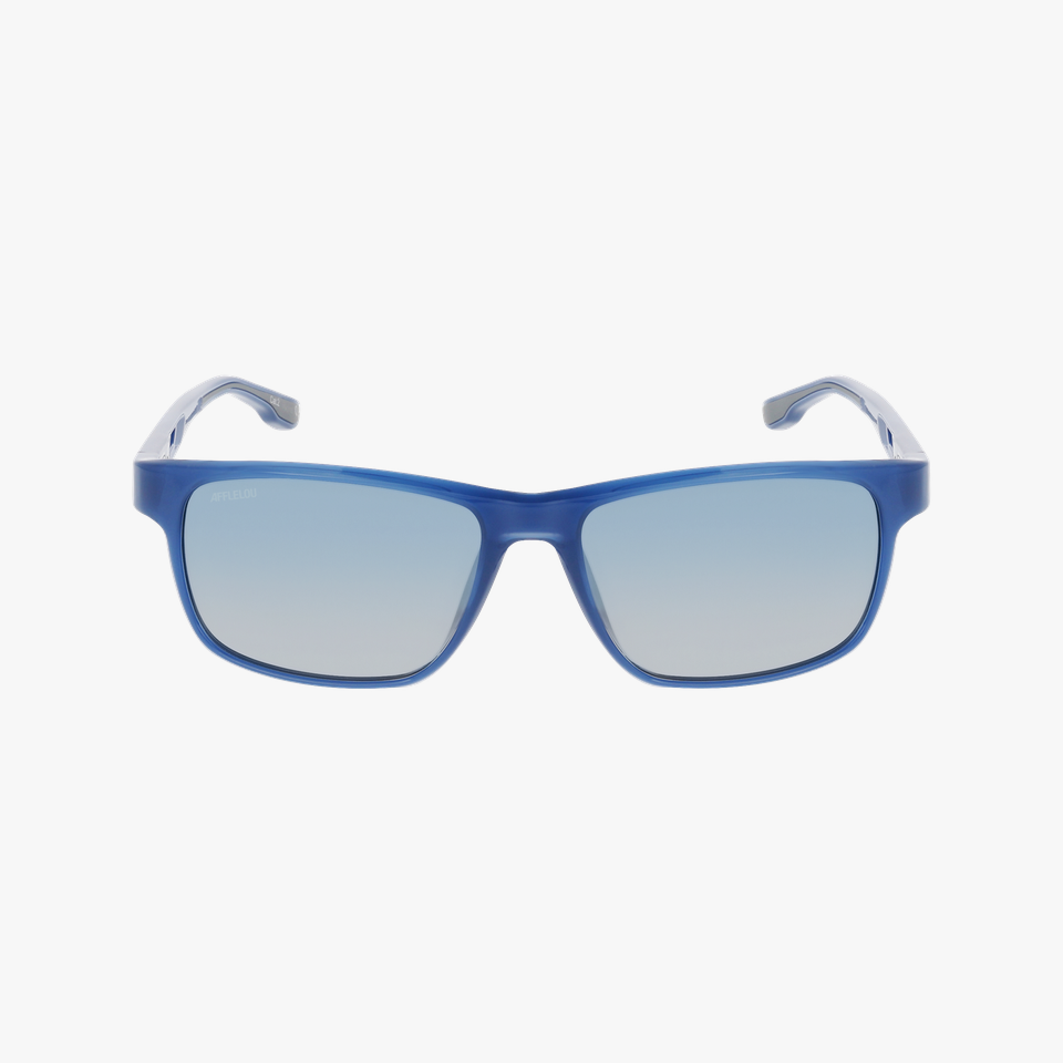 Lunettes de soleil homme TATE POLARIZED bleu/violet - Vue de face