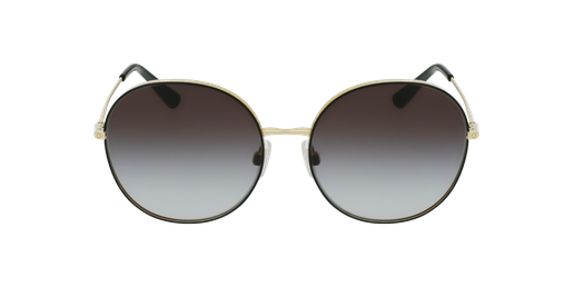 LUNETTES DE SOLEIL femme DG2243 doré/noir Vue de face