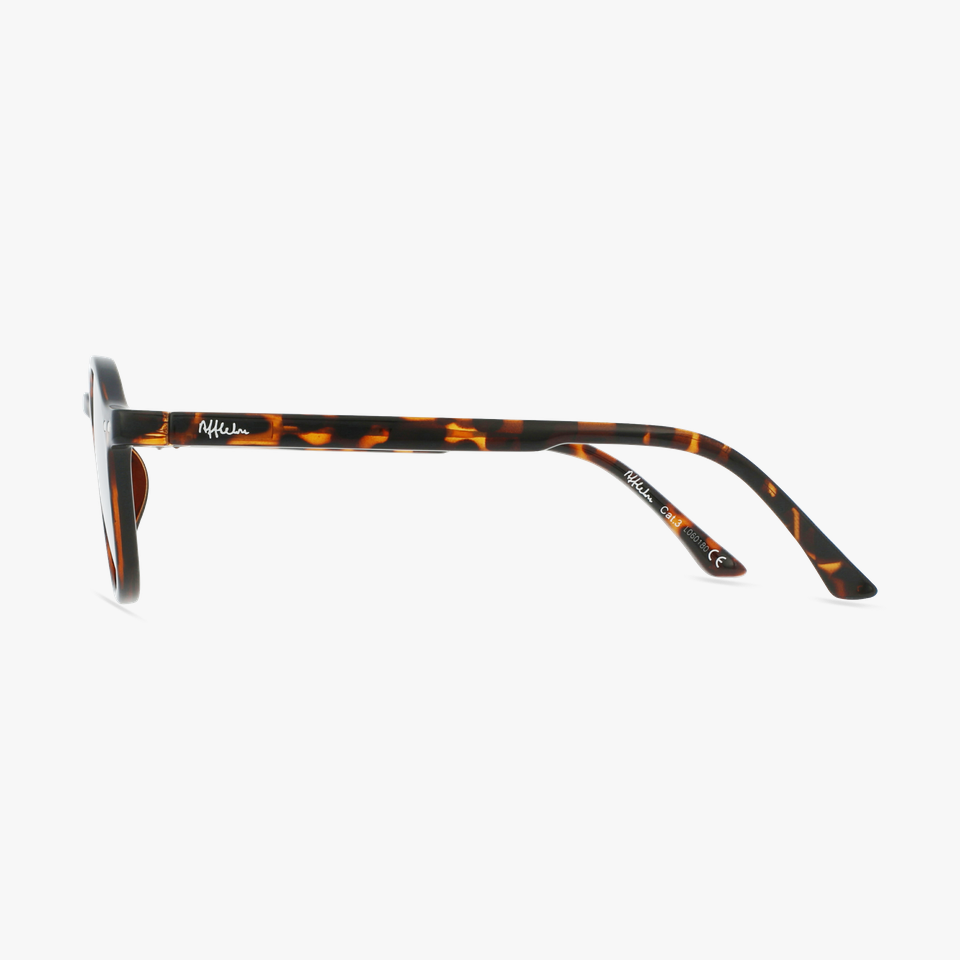 Lunettes de soleil enfant PAZ écaille - Vue de côté