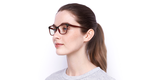 LUNETTES DE VUE femme ISADORA rouge - Vue de face