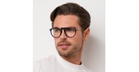 Lunettes de vue homme MAGIC265 violet/violet foncé - Vue de face