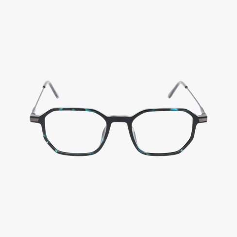 Lunettes de vue homme MAGIC260 écaille/vert Vue de face