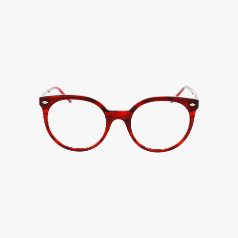 Lunettes de vue femme MAGIC 166 rouge Vue de face