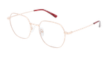 Lunettes de vue femme RZERO50 dorée - Vue de face