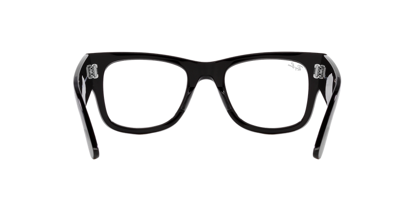 Lunettes de vue MEGA WAYFARER RX0840V noir - Vue de face