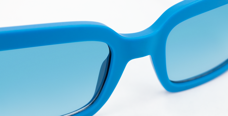 LUNETTES DE SOLEIL femme DANIELA bleu/bleu foncé mat