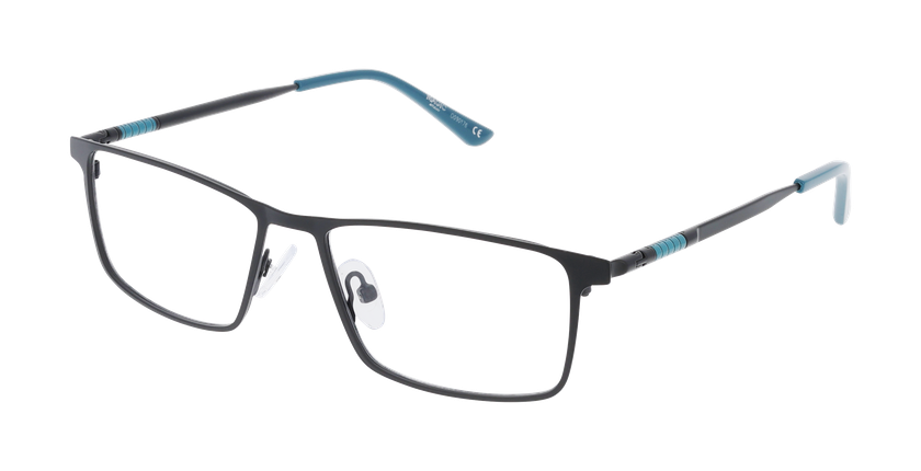 Lunettes de vue homme MAGIC282 noir/bleu - Vue de face