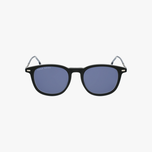 Lunettes de soleil homme 1121S noir/bleu Vue de face