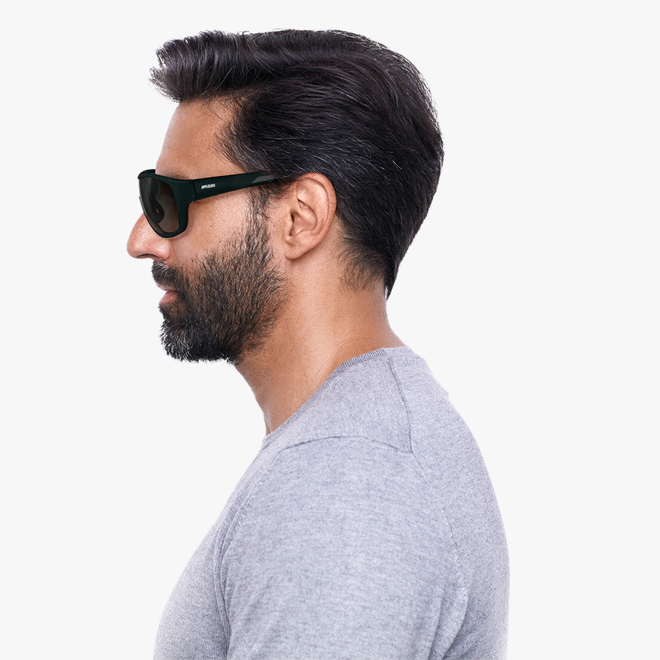 Lunettes de soleil WILMA POLARIZED vert - Vue de face