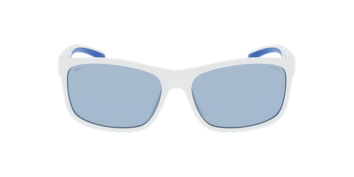 LUNETTES DE SOLEIL SAIL POLARIZED blanc/bleuVue de face