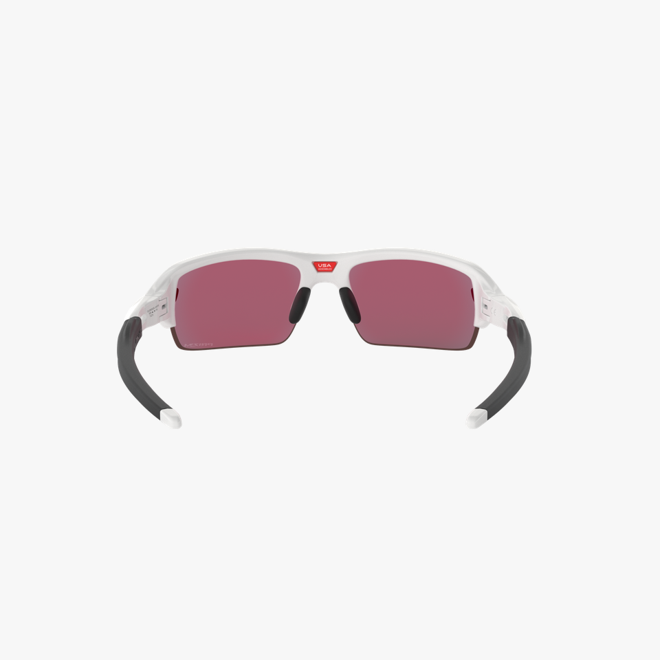 Lunettes de soleil homme Flak XS OJ9005 blanc - Vue de face