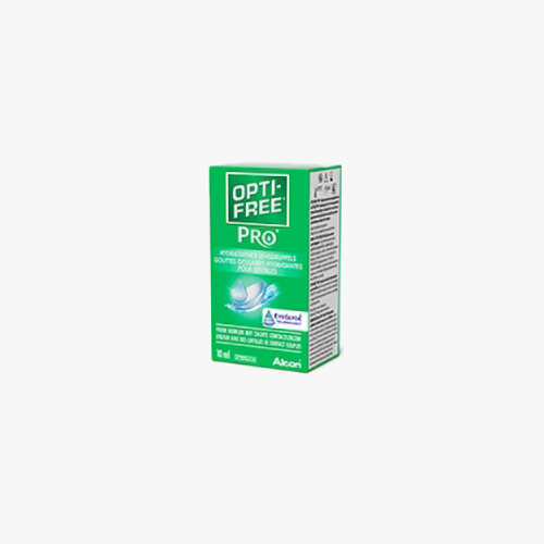 Opti-free Pro Hydratant 10 ml - Vue de face
