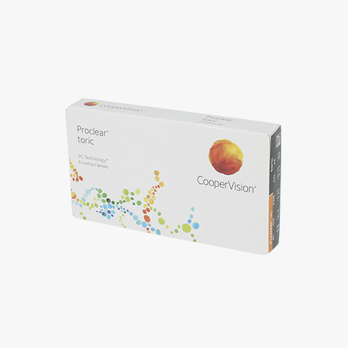 Lentilles de contact Proclear® Toric 6L - Vue de face
