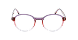 Lunettes de vue femme MAGIC203 violet/rose - Vue de face