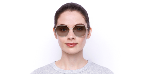 LUNETTES DE SOLEIL femme RIO doré