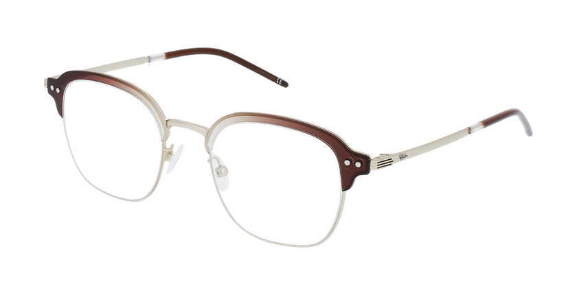 Lunettes de vue femme MAGIC 200 marron/dorée - Vue de face