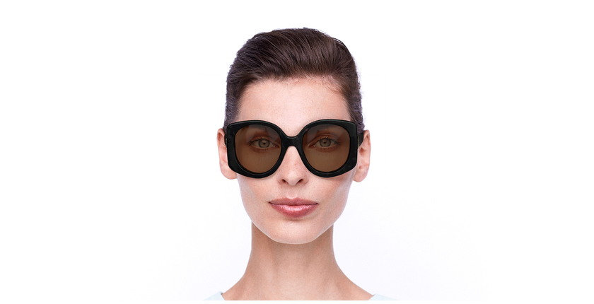 LUNETTES DE SOLEIL femme GG1257S écaille - Vue de face