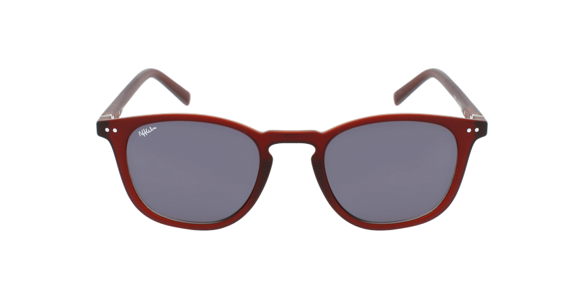 LUNETTES DE VUE FORTY solaire Bordeaux rouge/rouge - Vue de face