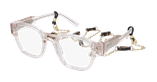 Lunettes de vue femme CARACTÈRES AUTHENTIQUE rose - Vue de face