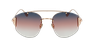 Lunettes de soleil femme DIORSTRONGER dorée