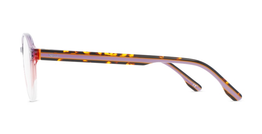 Lunettes de vue femme MAGIC203 violet/rose - Vue de face