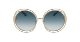 LUNETTES DE SOLEIL femme CE114SC doré - Vue de face