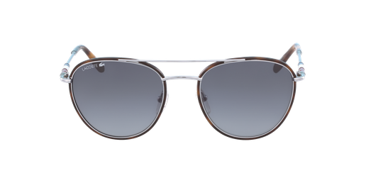 LUNETTES DE SOLEIL homme L102SND argentéVue de face