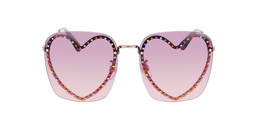 LUNETTES DE SOLEIL femme MARC493S doré Vue de face