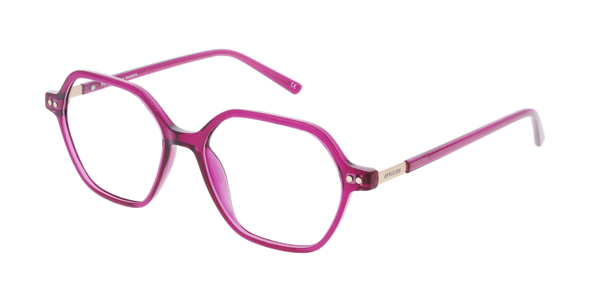 Lunettes de vue femme MAIWEN rose - Vue de face