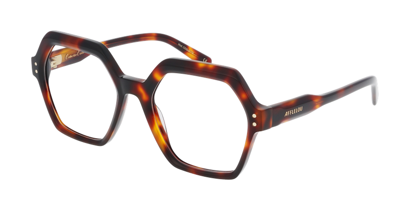 Lunettes de vue femme CARACTÈRES COQUETTE écaille - Vue de face