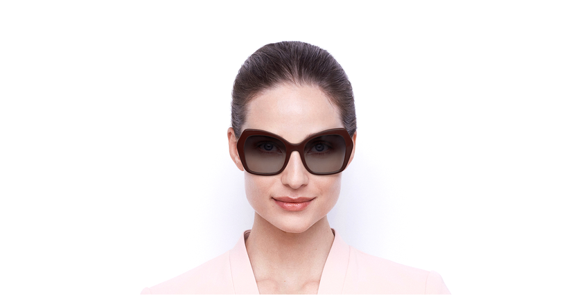 LUNETTES DE SOLEIL femme 0DG4399 rouge - Vue de face