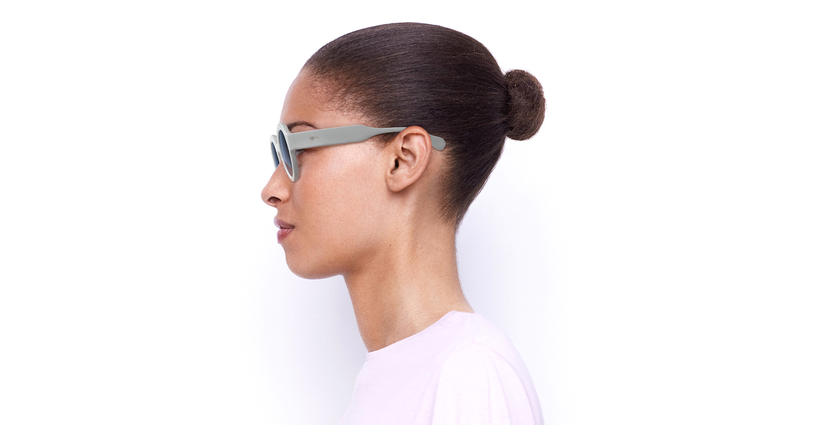 LUNETTES DE SOLEIL femme JOSEFA blanc - Vue de face