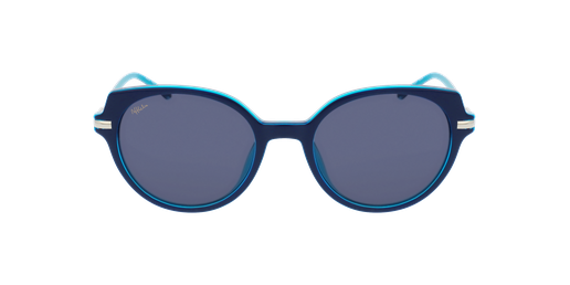 LUNETTES DE SOLEIL femme AURORE bleu/doréVue de face