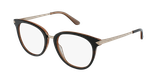Lunettes de vue femme GU2753 écaille - Vue de 3/4