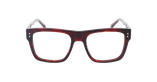 Lunettes de vue homme CARACTÈRES INGÉNIEUX écaille - Vue de face