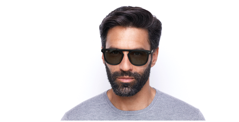 LUNETTES DE SOLEIL homme NEWARK noir - Vue de face