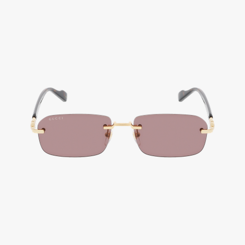 Lunettes de soleil homme MAGIC 317 dorée Vue de face