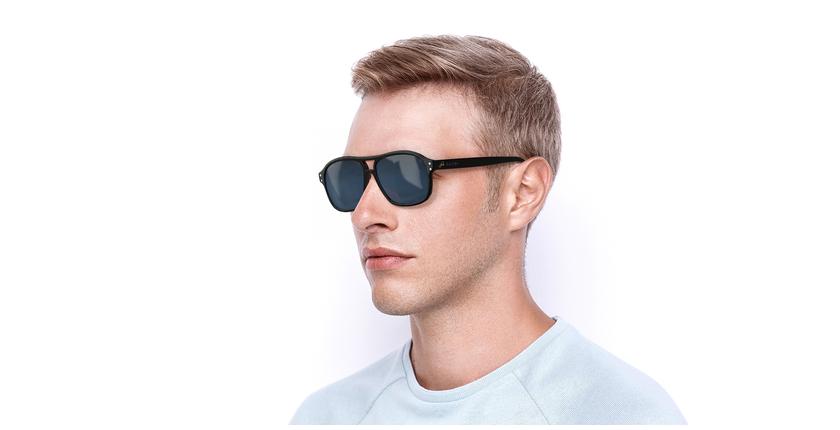 LUNETTES DE SOLEIL homme GG0475S écaille - vue de 3/4