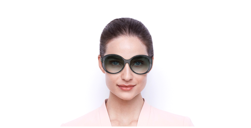 LUNETTES DE SOLEIL femme GG0793SK gris - Vue de face