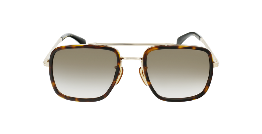LUNETTES DE SOLEIL homme DB 7002/S doré/écaille - Vue de face