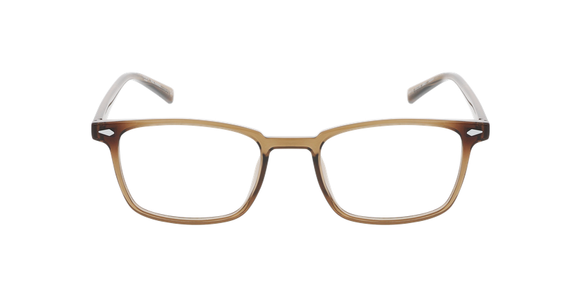 Lunettes de vue homme HARRIS marron - Vue de face