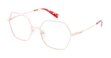 Lunettes de vue femme KIARA dorée - Vue de face