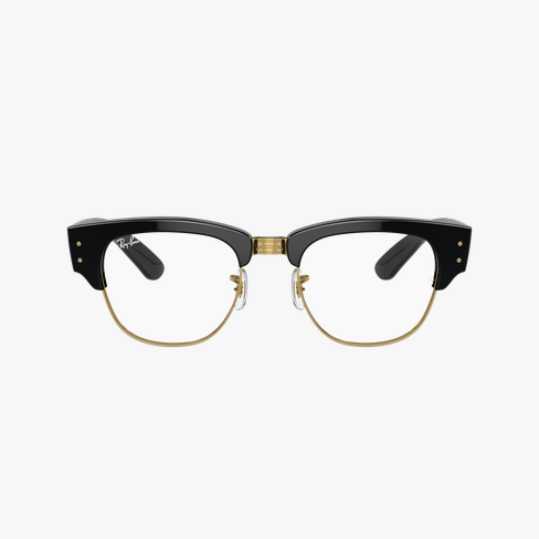 Lunettes de vue MEGA CLUBMASTER RX0316V noir/dorée Vue de face