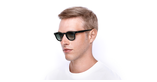 LUNETTES DE SOLEIL KIWI noir - Vue de face