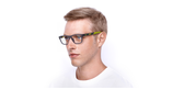 Lunettes de vue homme SP5027 gris - Vue de 3/4