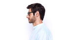 Lunettes de vue homme MAGIC268 bleu - Vue de face