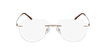 LUNETTES DE VUE MAGIC 138 doré/bleu - Vue de face