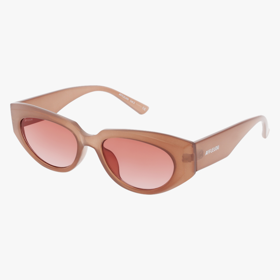 Lunettes de soleil femme PRIMA marron - Vue de face