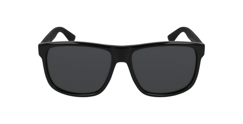 LUNETTES DE SOLEIL homme GG0010S noir - Vue de face